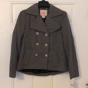 NEVER WORN! Grey pea coat.